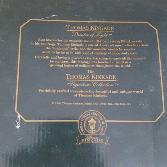 Thomas Kinkade clock - Picture 4 of 4